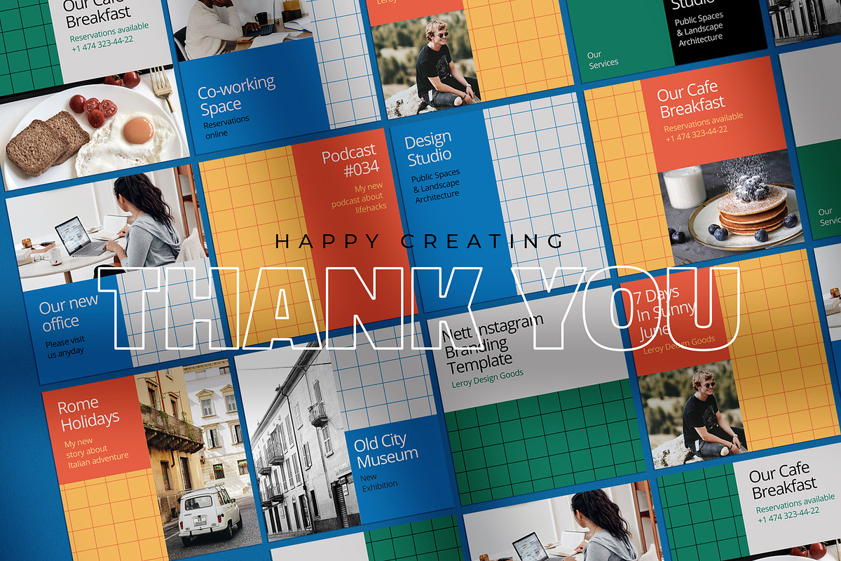 NETT - Instagram Branding Template, a Social Media Template by LEROY Design (Photo 6 of 6)
