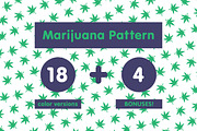 Marijuana Patterns (+ Bonus!), a Pattern Graphic by Chau (Thumbnail 1 of 5)