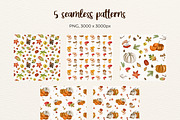 Autumn Watercolor clipart, a Seasonal Illustration by OZartRoom (Thumbnail 3 of 11)