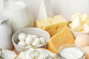 Healthy dairy products collection providing calcium and protein, a Food & Drink Photo by Olena Rudo