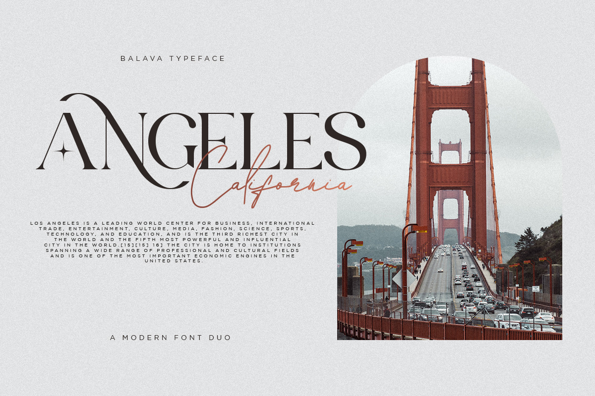 Balava | Modern Duo Font, a Serif Font by Pentagonistudio (Photo 3 of 12)