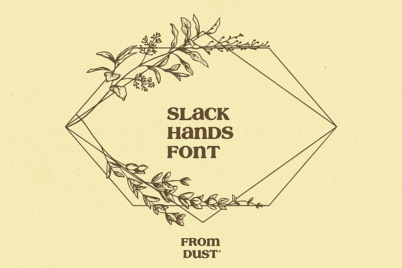 FDS - SLACK HANDS FONT preview 6