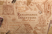 DA VINCI RENAISSANCE SKETCHES, an Object Illustration by Luna Dreams (Thumbnail 9 of 16)