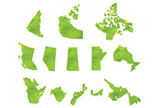 Canada Provinces Territories Clipart, an Illustration by SugarPickle Clip Art (Thumbnail 4 of 11)