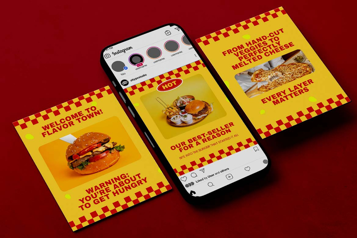 Food and Beverage Instagram Carousel preview 4