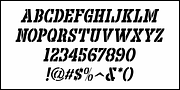 Handmade Stencil JNL, a Slab Serif Font by Jeff Levine Fonts (Thumbnail 5 of 5)