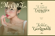 Dh Milate - 16 Beauty Elegant Family, a Serif Font by Dharmas Foundry (Thumbnail 5 of 17)
