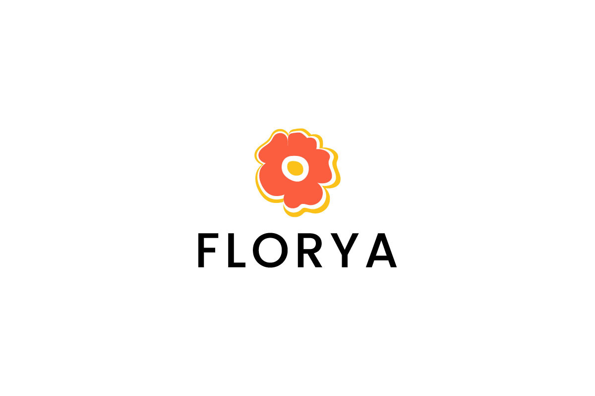 Florya - Modern Floral Logo Design preview 3