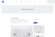 M - Minimal Portfolio Template, a Landing Page Template by bigpsfan's SHOP (Thumbnail 9 of 18)