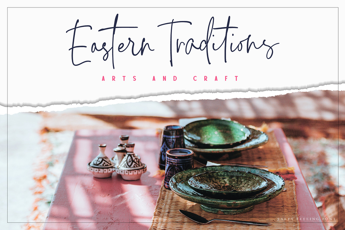 Salty Feeling font duo, a Handwritten Font by SiDesign (Photo 10 of 15)