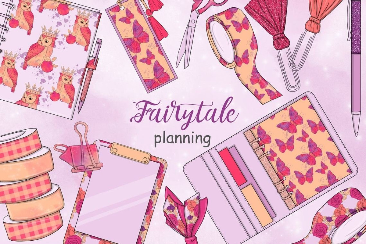 Fairy Tale Planning Collection, an Object Illustration by GlamArtZhanna (Photo 2 of 3)