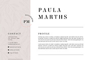 FLORAL Resume/CV + Cover Letter, a Resume Template by AgataCreate (Thumbnail 9 of 10)