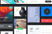 Vivid - Soft Material UI Kit Pack 1, an UI Kit Template by The UI Shop (Thumbnail 2 of 10)