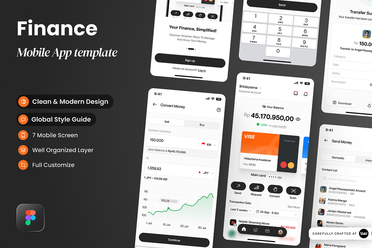 Fitas - Finance Mobile App, an App Template by SLAB! Design (Photo 1 of 3)