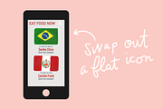 Hand Painted Flags of the Americas, an Illustration by Katrina Junio (Thumbnail 5 of 8)
