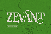 Zevant - Serif Font, a Serif Font by Grontype (Thumbnail 1 of 10)