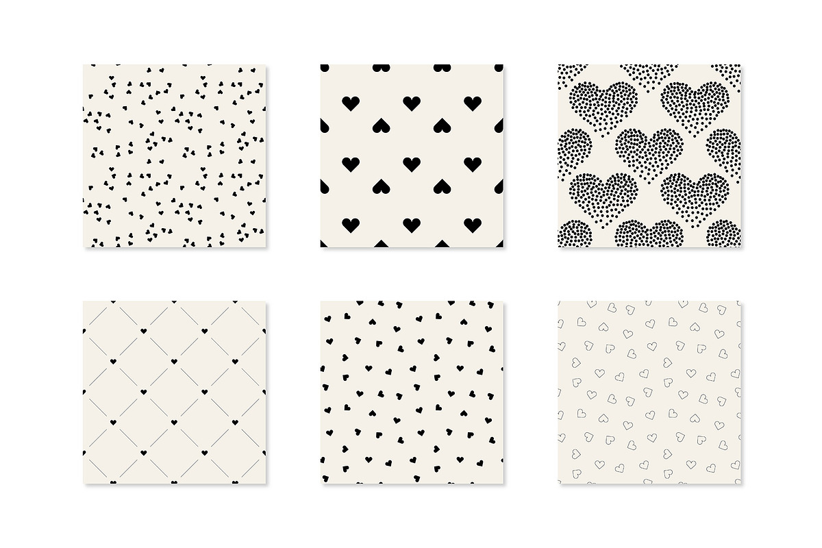 Valentine's Seamless Patterns Bundle, a Pattern Graphic by Curly_Pat (Photo 3 of 6)