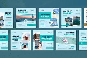 Vacation Planner Instagram Post