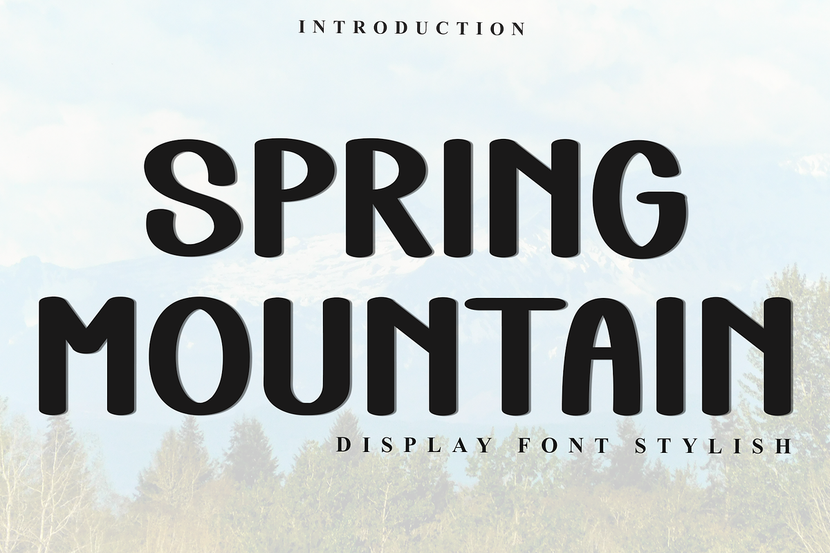 Spring Mountain, a Script Font by FreshTypeINK (Photo 1 of 8)