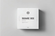 Square Shoe Box Mockup, a Packaging Mockup by DesignRushMarket (Thumbnail 3 of 7)