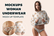 Mockups Woman Underwear, an Apparel Mockup by PSD Market (Thumbnail 1 of 10)