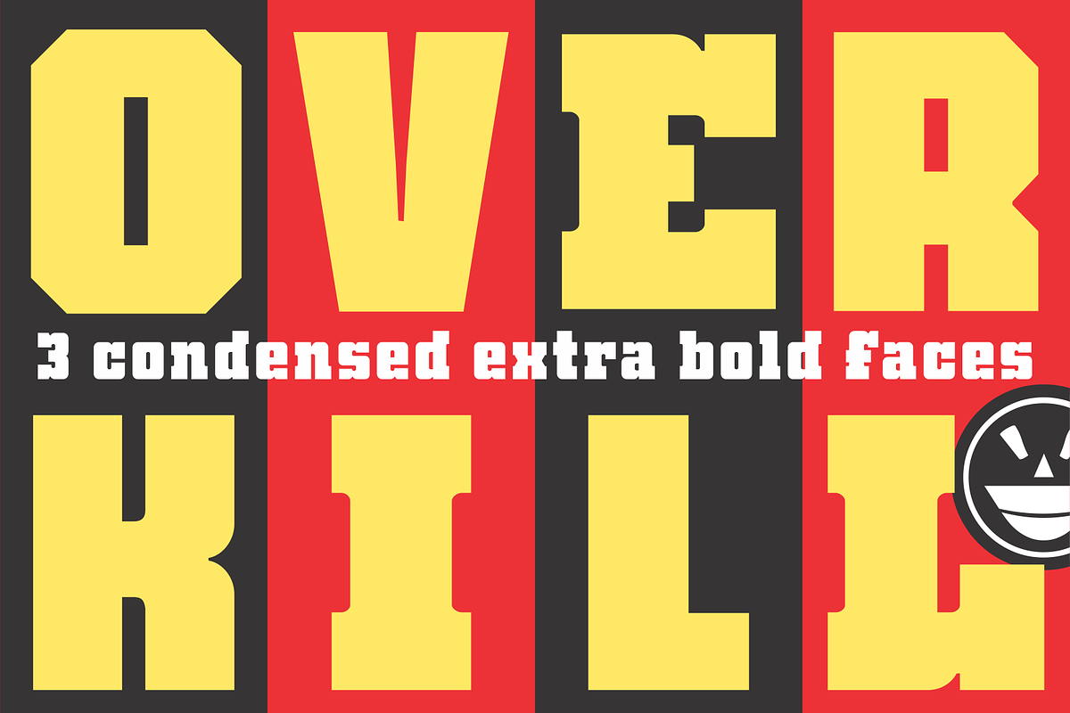 FTY Overkill Condensed, a Sans Serif Font by Fontry West (Photo 1 of 9)