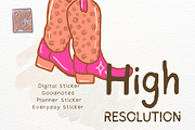 Pink Disco Cowgirl & Bachelorette, an Object Illustration by RimzStudio (Thumbnail 3 of 5)