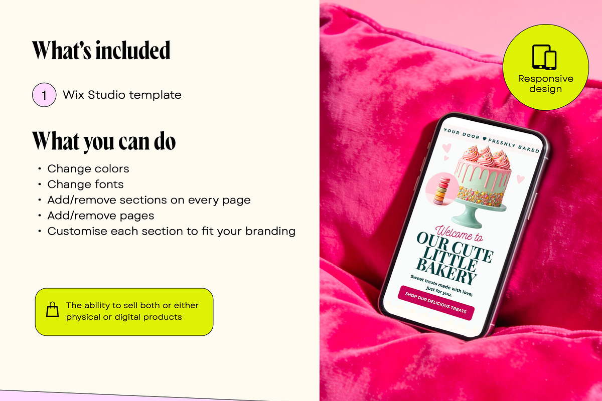 Wix Studio Bakery, a Wix Template by Template Twist Shop (Photo 3 of 9)