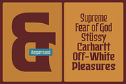 Moregaze - Display Typeface, a Serif Font by Uncarving (Thumbnail 8 of 13)