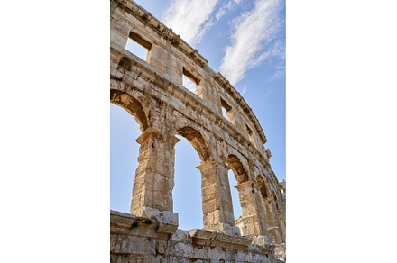 Ancient Roman amphitheater arena, an Architecture Photo by Oleksandr Berezko