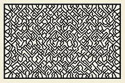Black Laser Cut Panel Designs, an Illustration by Creativeshirt (Thumbnail 8 of 9)