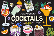 Summer Cocktails & Drinks Collection, a Food Illustration by Luamor (Thumbnail 2 of 6)