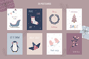 Merry Christmas. Cards & patterns, an Animal Illustration by Guvi-Design (Thumbnail 8 of 10)