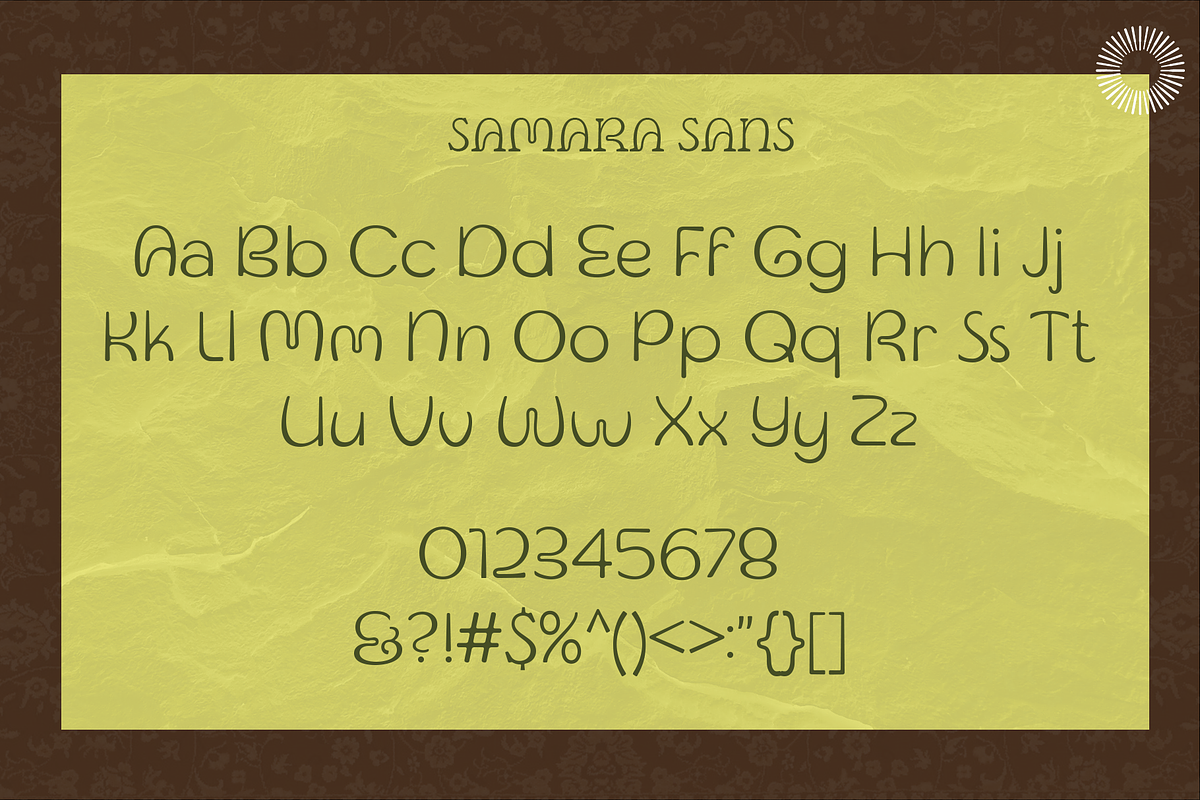 Samara – Serif+Sans Moroccan Exotic, a Serif Font by Setara Langit CreativeStd (Photo 11 of 12)