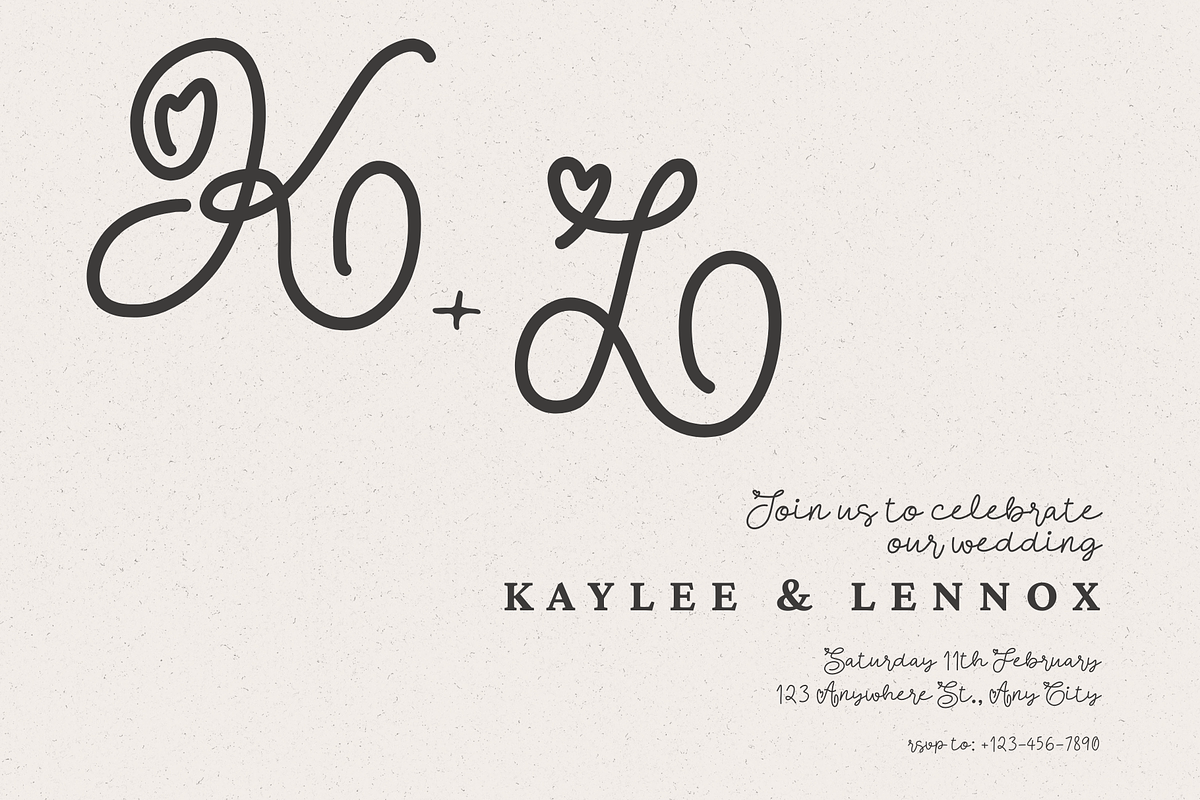 Sweet Promise is a Script font, a Handwritten Font by Brown Cupple (Photo 2 of 8)