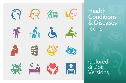 Health Conditions & Diseases Icons