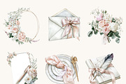 Watercolor Wedding Clipart Bundle, a Person Illustration by BusyDaydesign (Thumbnail 6 of 9)