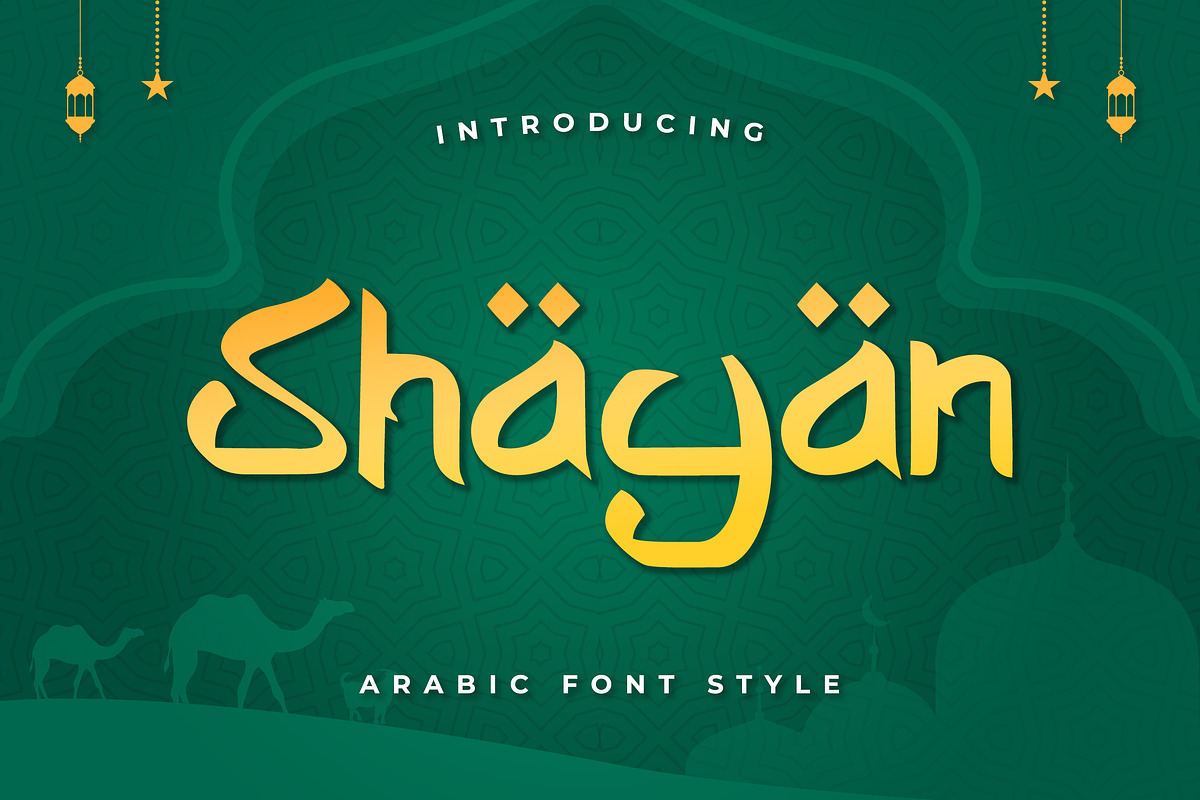 Shayan - Arabic Font Style, a Font by Typefactoryco (Photo 1 of 10)