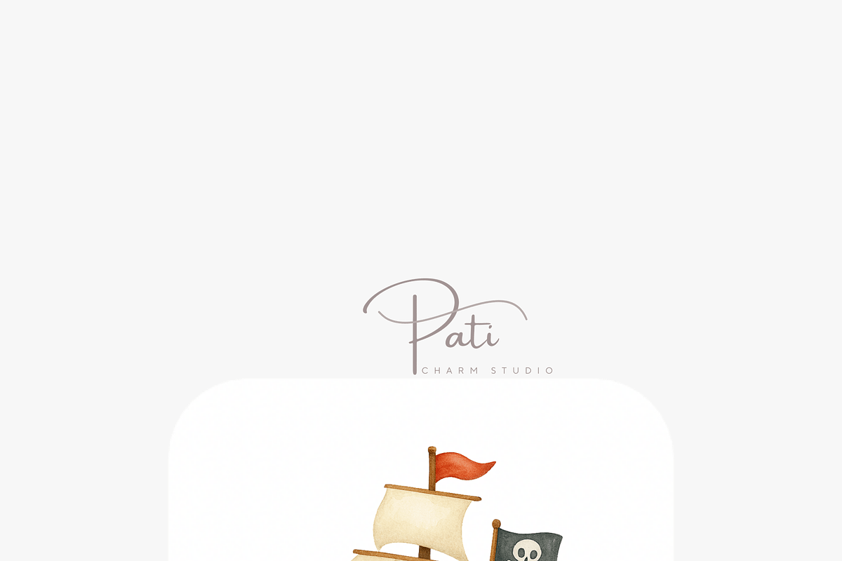 19 Transport Clipart, a Decorative Illustration by Pati Charm Studio (Photo 6 of 8)