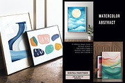 Modern Watercolor Expression Print, a Background Graphic by Vibrand Studio (Thumbnail 6 of 11)