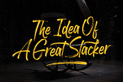 Rogthem Brush Font, a Handwritten Font by Dhan Studio (Thumbnail 4 of 9)