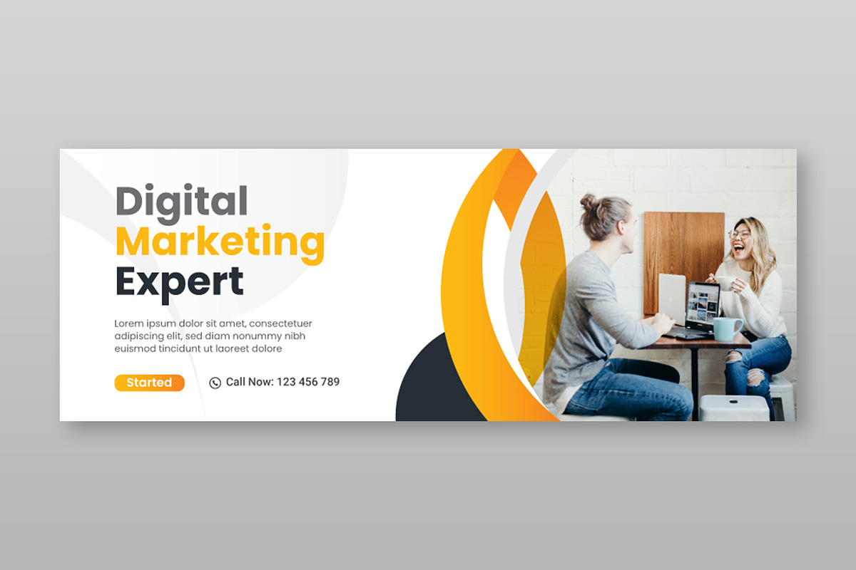 Business Facebook Cover Template, a Social Media Template by workclan24 (Photo 3 of 3)