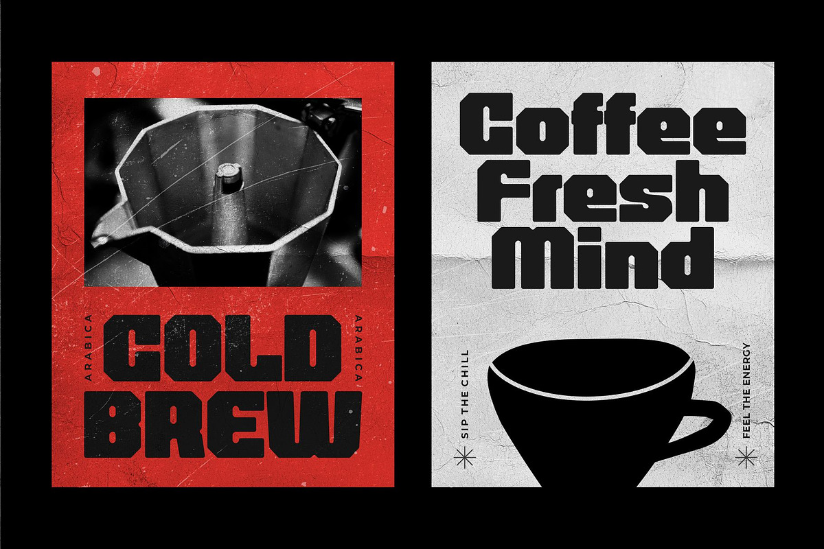Noeva || Bold Display Font, a Sans Serif Font by Ermedia Studio (Photo 3 of 10)