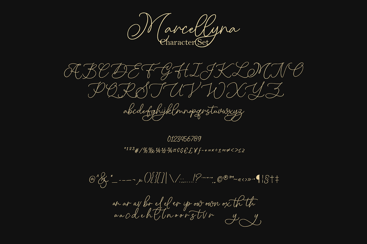 Marcellyna - Soft Luxury Script, a Script Font by Inviline.co (Photo 4 of 12)