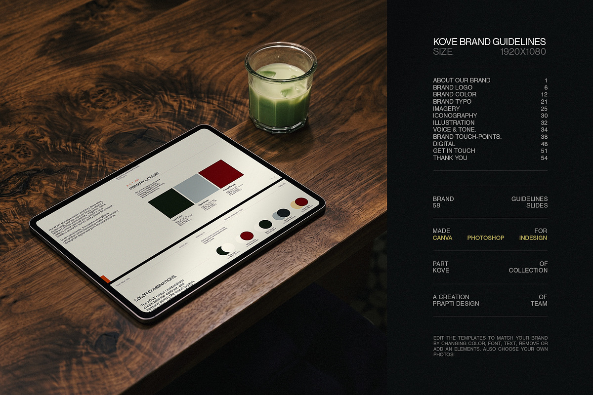 KOVE | Brand Guidelines Template, a Branding & Logo Template by Prapti Design (Photo 2 of 11)