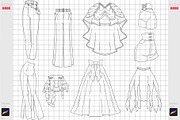 Procreate Gothic Anime Feature Brush, a Brush Add-On by ArtPrintBabe (Thumbnail 9 of 16)