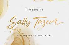 Sally Tazem - Handwritten Font