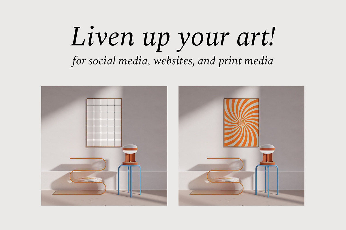 Frame Mockup Bundle NOAH, a Print Template by Bonumo (Photo 6 of 13)