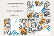 Oktoberfest German Food Vectors, a Food Illustration by Yevheniia (Thumbnail 7 of 13)