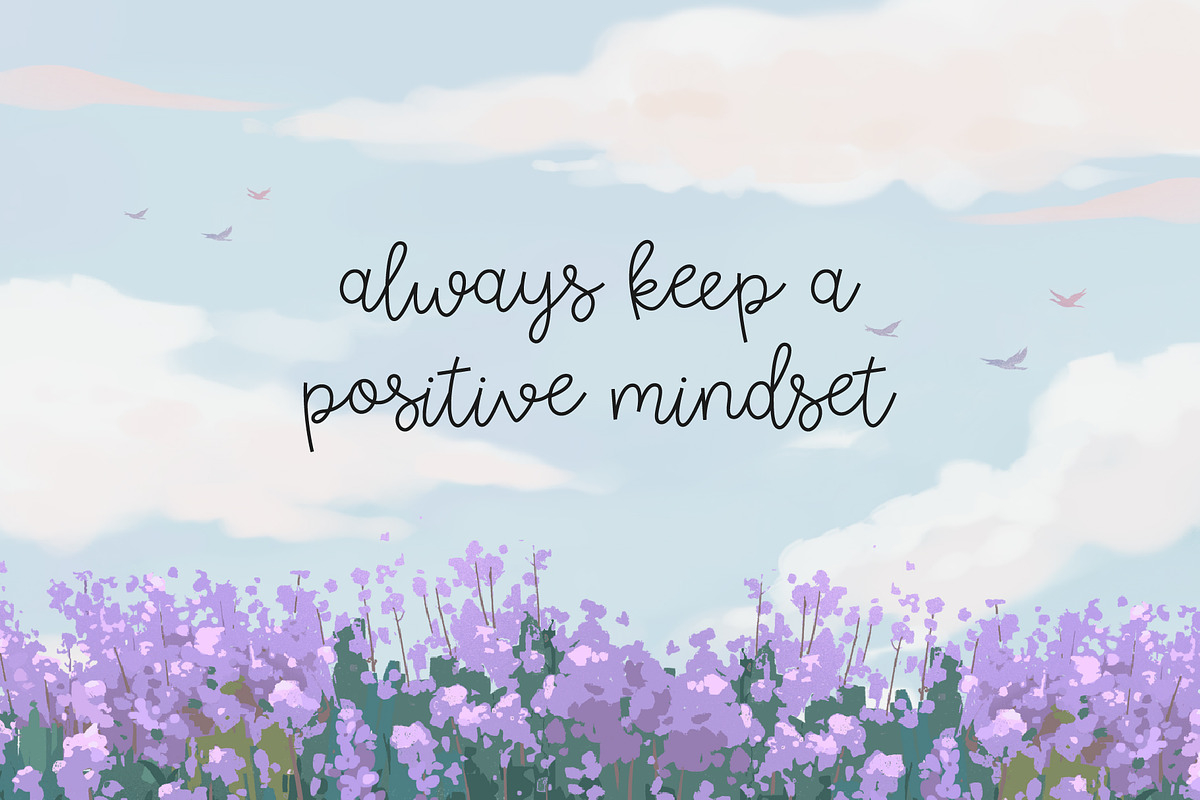 Hopeful Always Bouncy Script Font, a Script Font by Kaya Fonts (Photo 30 of 31)